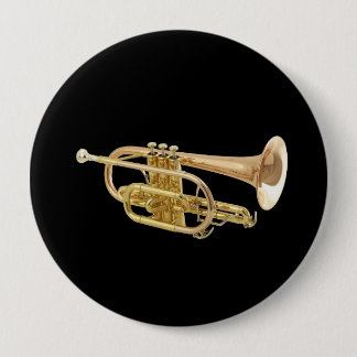 Badge Rond 10 Cm Cadeaux et produits de conception de "trompette"