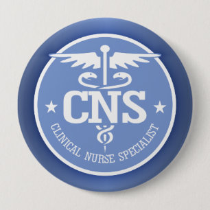 Badge Rond 10 Cm Caduceus CNS 2