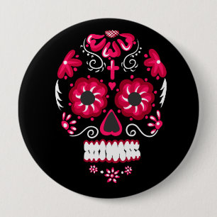 Badge Rond 10 Cm Calavera