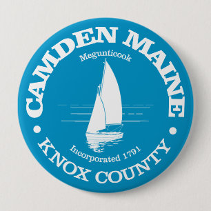 Badge Rond 10 Cm Camden (voilier)