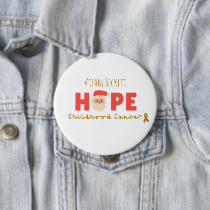 Badge Rond 10 Cm cancer de l'enfance Noël Custom hope Button