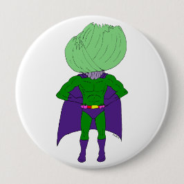 Badge Rond 10 Cm Capitaine Cabbage