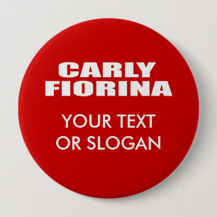 BADGE ROND 10 CM CARLY FIORINA POUR LE SÉNAT