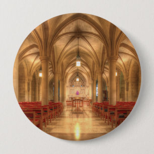 Badge Rond 10 Cm Cathédrale nationale de Washington Bethlehem Chape