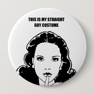 Badge Rond 10 Cm C'est mon costume de type droit