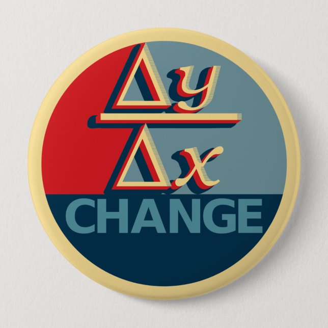 Badge Rond 10 Cm Changez les boutons (Devant)