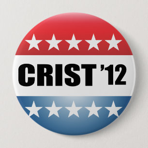 BADGE ROND 10 CM CHARLIE CRIST