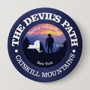 Badge Rond 10 Cm Chemin des démons (rd2)