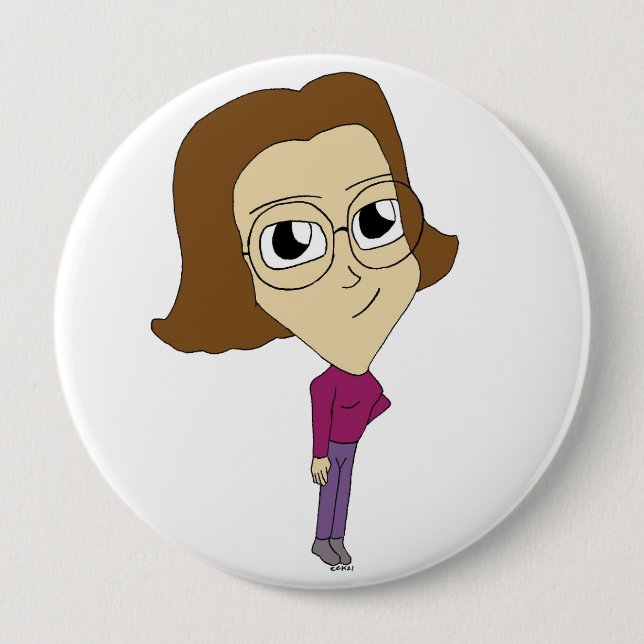 Badge Rond 10 Cm chibi (Devant)
