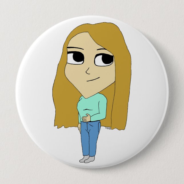 Badge Rond 10 Cm chibi (Devant)