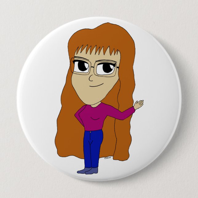 Badge Rond 10 Cm chibi (Devant)