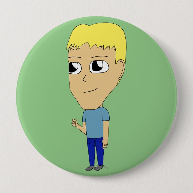 Badge Rond 10 Cm chibi (Devant)