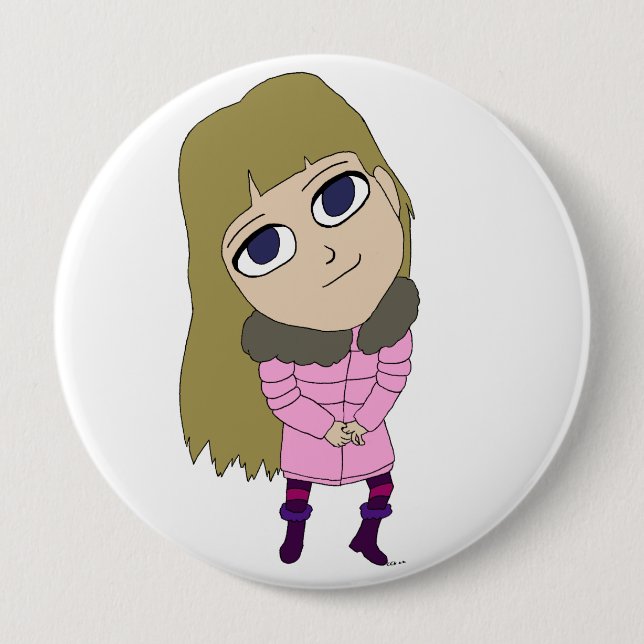 Badge Rond 10 Cm chibi (Devant)