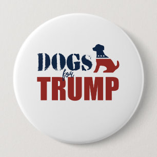 Badge Rond 10 Cm Chiens pour l'atout