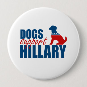 Badge Rond 10 Cm CHIENS SUPPORTENT HILLARY.png