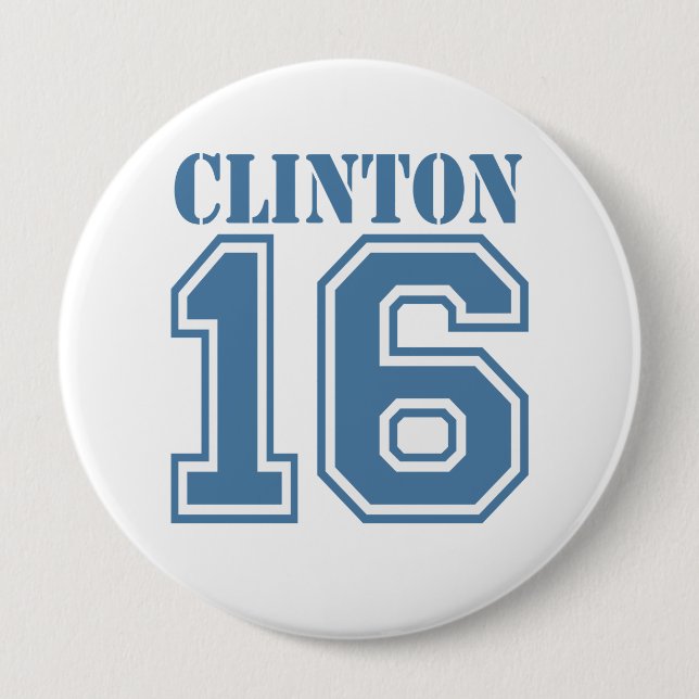 BADGE ROND 10 CM CLINTON EN 2016 .PNG (Devant)