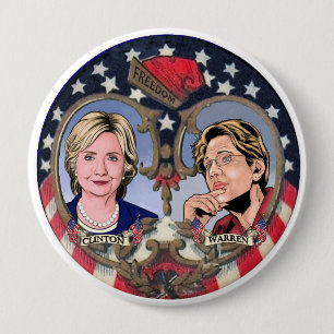 Badge Rond 10 Cm Clinton et terriers 2016