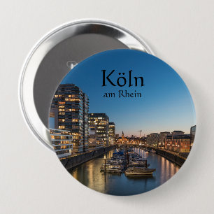 Badge Rond 10 Cm Cologne Allemagne