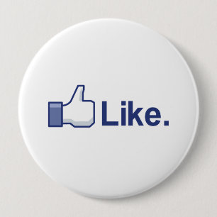 Badge Rond 10 Cm Comme Bumpersticker