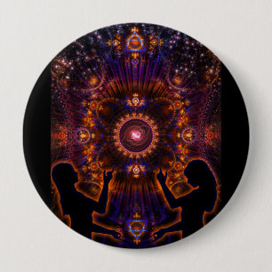 Badge Rond 10 Cm Comme précédemment, tellement ci-dessous