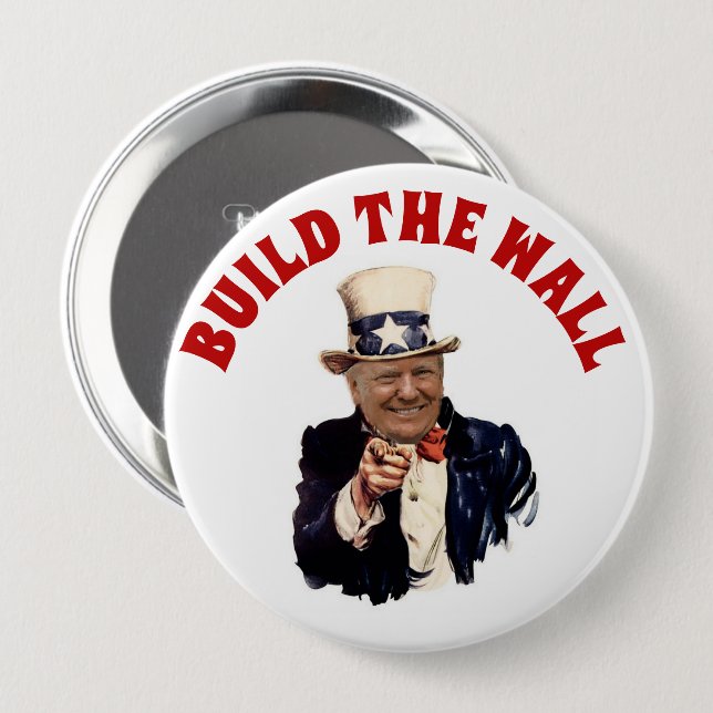 BADGE ROND 10 CM CONSTRUISEZ L'ATOUT 2020 DE MUR (Devant & derrière)