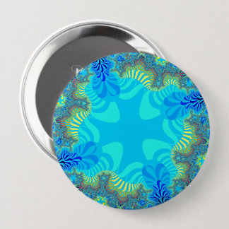 Badge Rond 10 Cm Corail Reef Cross