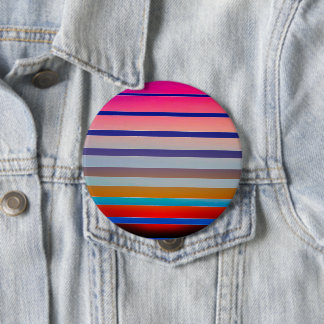 Badge Rond 10 Cm Coucher de soleil des années 80