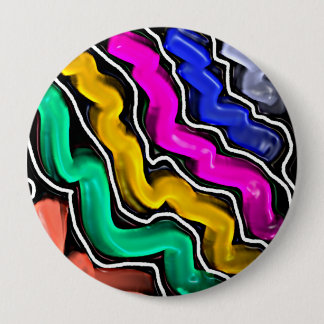 Badge Rond 10 Cm Couleurs Fugitives