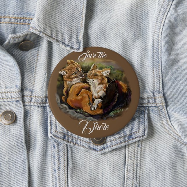 Badge Rond 10 Cm Couple de câlin (En situation)