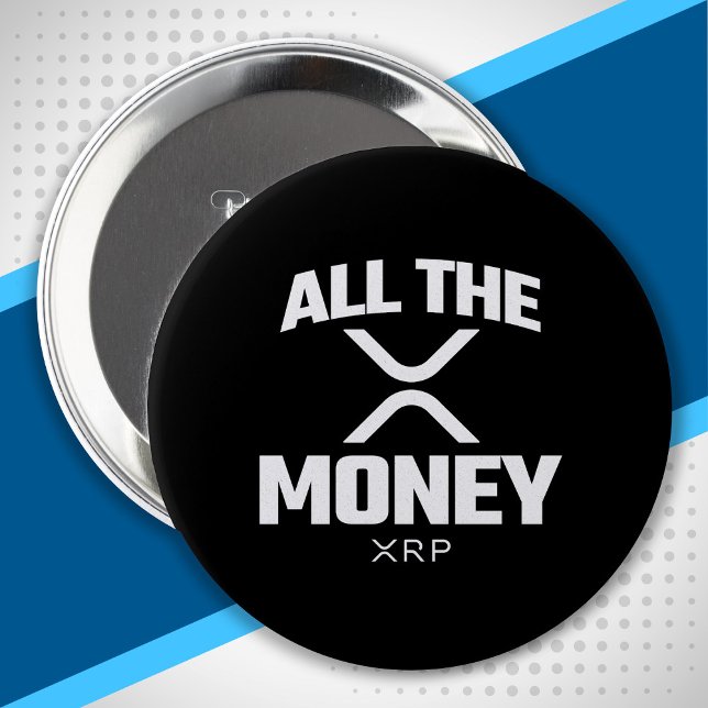Badge Rond 10 Cm Crypto Meme XRP Cryptodevise Tout l'argent Citatio (Créateur téléchargé)