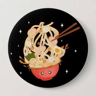 Badge Rond 10 Cm Cute Bowl De Ramen Electronics Sac