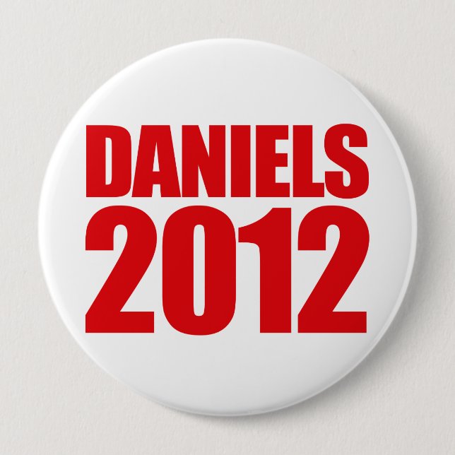 BADGE ROND 10 CM DANIELS 2012 - (Devant)