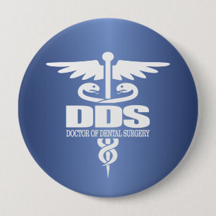 Badge Rond 10 Cm DDS de Caduceus