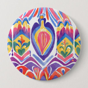 Badge Rond 10 Cm décoration traditionnelle roumaine