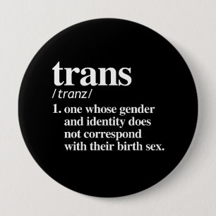 Badge Rond 10 Cm definition of trans - -  LGBT Definitions -