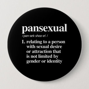 Badge Rond 10 Cm définition transexuelle - termes lgbtq définis -