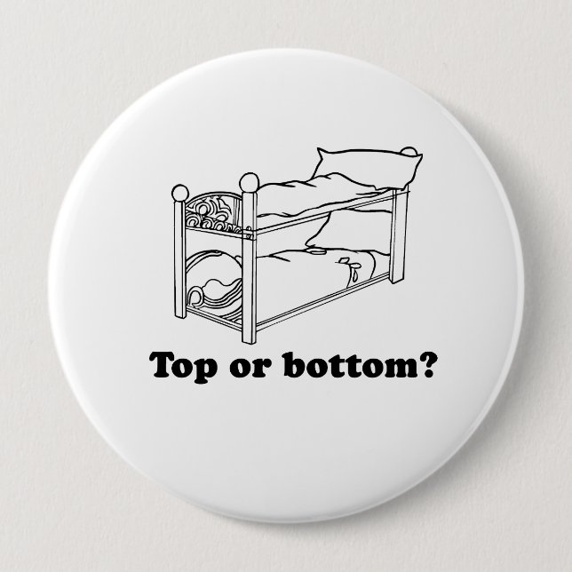 Badge Rond 10 Cm Dessus ou bas (Devant)