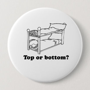 Badge Rond 10 Cm Dessus ou bas