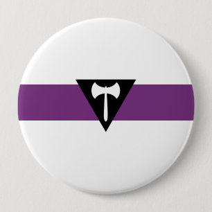 Badge Rond 10 Cm Drapeau de la fierté lesbienne