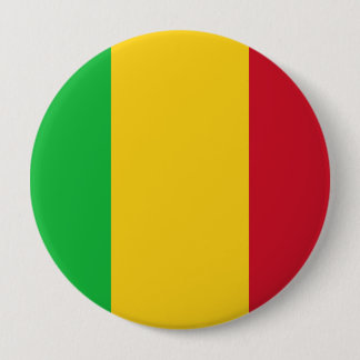Badge Rond 10 Cm Drapeau du Mali