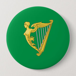 Badge Rond 10 Cm Drapeau républicain irlandais