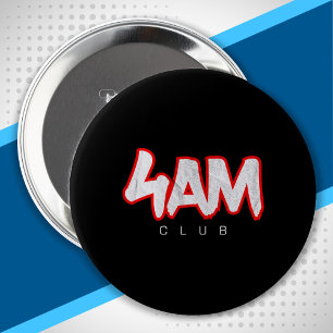 Badge Rond 10 Cm Entraînement du matin 4h Entraîneur personnel de c