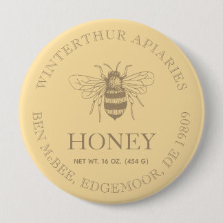 Badge Rond 10 Cm Entreprise de miel personnalisée promotionnelle