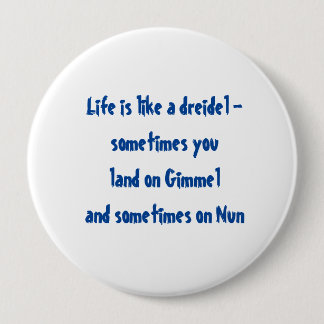 Badge Rond 10 Cm Épingle Hanouka