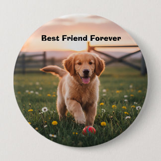 Badge Rond 10 Cm Épingle Meilleur Ami de l'Homme