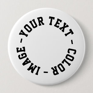 Badge Rond 10 Cm Faites-le vôtre Rond 4 pouces