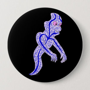 Badge Rond 10 Cm fantôme circulatoire