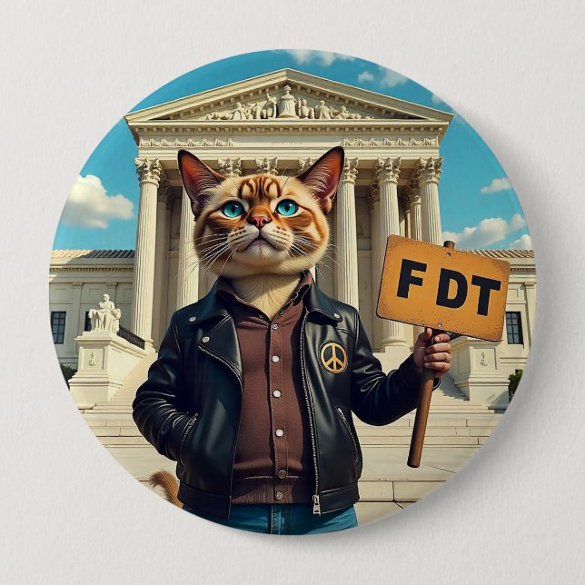 Badge Rond 10 Cm FDT Si vous connaissez (Devant)