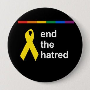Badge Rond 10 Cm finissez la haine
