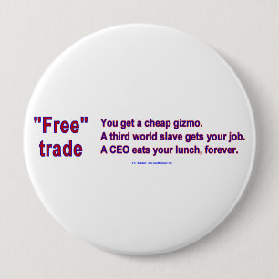 Badge Rond 10 Cm FreeTradeGizmo